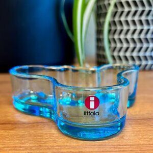Alvar Aalto Iittala trinket bowl in light blue